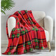 Plaid Printed Throw product