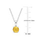 3/4 Carat (ctw) Citrine Solitaire Round Pendant Necklace product