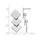 Stainless Steel Geometric Squares Dangle Earrings product