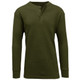 Men's Thermal Waffle Knit Long Sleeve Henley Shirt product