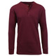 Men's Thermal Waffle Knit Long Sleeve Henley Shirt product