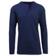 Men's Thermal Waffle Knit Long Sleeve Henley Shirt product