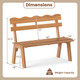  Outdoor Acacia Wood Bench  product