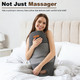 2-in-1 Heated Lumbar Support Massager Pillow with Eye Mask product