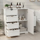 Large Wooden Bathroom Floor Cabinet product