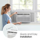 LG 8,000 BTU 115V Electronic Window Air Conditioner and Remote product