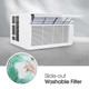 LG 10,000 BTU 115V  Electronic Window Air Conditioner and Remote product