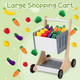 Kids Grocery Store Playset with Play Food and Cart product