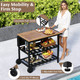 Outdoor Korean BBQ Grill Dining Cart product