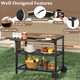 Outdoor Korean BBQ Grill Dining Cart product