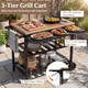 Outdoor Korean BBQ Grill Dining Cart product