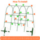 Garden Arch Trellis for Raised Garden Beds product