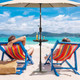 20” Outdoor Adjustable Umbrella Pole Table product