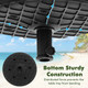 20” Outdoor Adjustable Umbrella Pole Table product