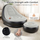 Inflatable Lounge Chair with Ottoman product