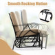 Smooth Gliding Patio Rocking Chair (1- or 2-Pack) product