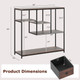 40" Console Table with Drawer and 4-Tier Shelf product