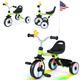3-in-1 Kids Tricycle with Lighted Wheels and Basket product