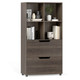 51” 5-Tier 4-Cube Bookcase with 2 Drawers product