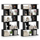 5-Tier Geometric Bookshelf with Open Shelves product