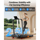 Cursor Fitness 15% Incline Walking Pad Treadmill with Handlebar product