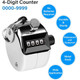 Metal 4-Digit Hand Tally Counter Clicker product