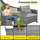 Patio Rattan Furniture Bistro Set (3 Pieces) product