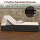 Outdoor Patio Daybed with 6-Level Adjustable Backrest product