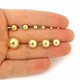 14K Gold Filled Classic Round Ball Stud Earrings product