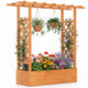 Wooden Raised Garden Bed with Trellis (1- or 2-Pack) product