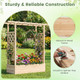 Wooden Raised Garden Bed with Trellis (1- or 2-Pack) product