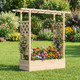 Wooden Raised Garden Bed with Trellis (1- or 2-Pack) product