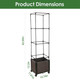 Planter Box with Trellis and Wheels product