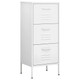 Storage Cabinet White 16.7"x13.8"x40" Steel product