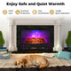 26” Wi-Fi Infrared Quartz Electric Fireplace with 5-Frame Colors product