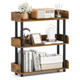 3-Tier Bookshelf with Anti-Tipping Kit and Guardrails product