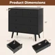 Mid-Century 4-Drawer Dresser product