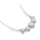 2.45 Carat (ctw) Lab-Created Moissanite Necklace in Sterling Silver product