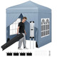 Pop-Up Canopy Tent with 4 Sidewalls and Wheeled Storage Bag product