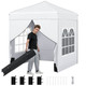 Pop-Up Canopy Tent with 4 Sidewalls and Wheeled Storage Bag product