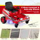 12V Ride-On Lawn Mower with Dual Control Sticks and LED Lights product