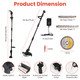 3-in-1 Cordless Electric Pole Saw, Mini Chainsaw, and Grass Trimmer product
