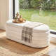 Upholstered Fabric Storage Ottoman product
