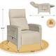 Outdoor Reclining Patio Chair with Flip Table product