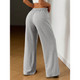 Women's Soft Knit Drawstring Wide Leg Pants product