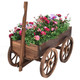 Wood Wagon Flower Planter product