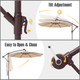 Patio Hanging Offset Umbrella  product