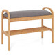 Bamboo Entryway Shoe Bench product