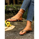 Women's Leopard Print Flip Flops product