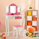 Kids Vanity Set  with Stool and Tri-Folding Mirror product